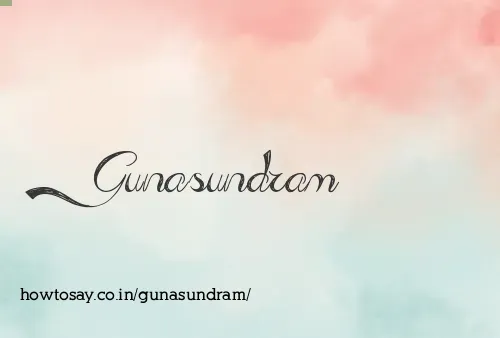 Gunasundram
