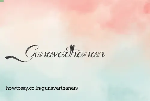 Gunavarthanan