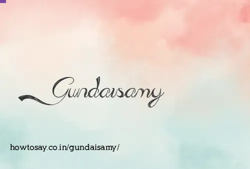 Gundaisamy