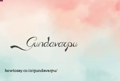Gundavarpu