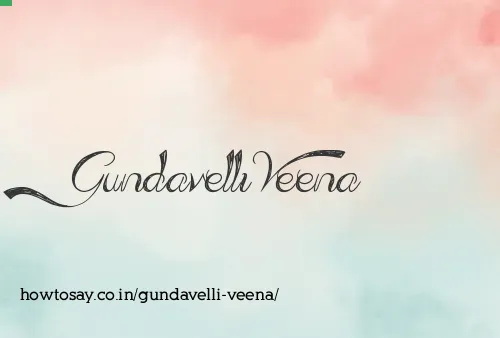 Gundavelli Veena