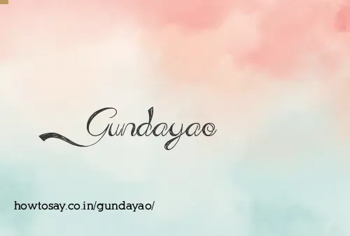 Gundayao