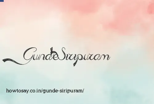 Gunde Siripuram