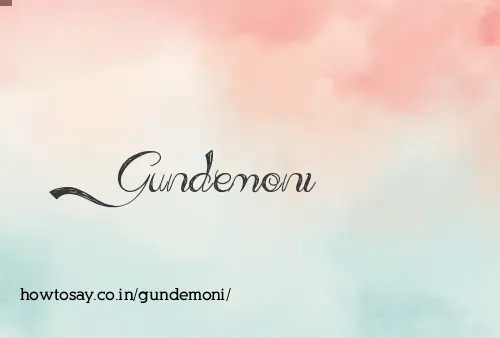 Gundemoni