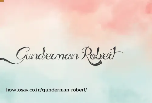 Gunderman Robert