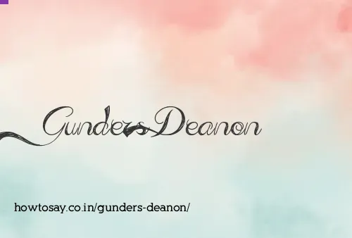Gunders Deanon