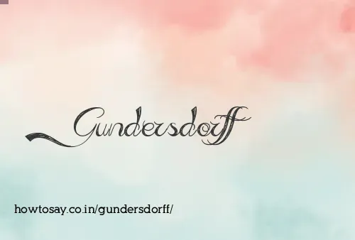 Gundersdorff