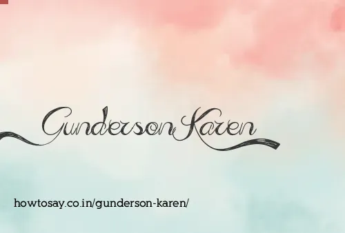 Gunderson Karen