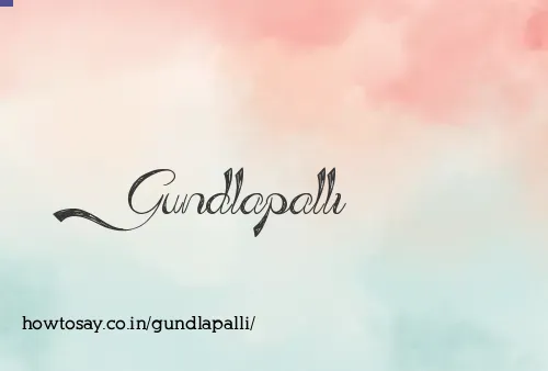Gundlapalli