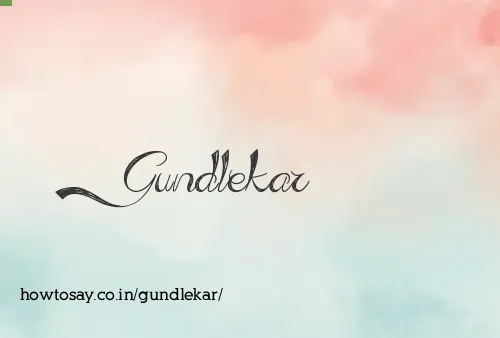 Gundlekar