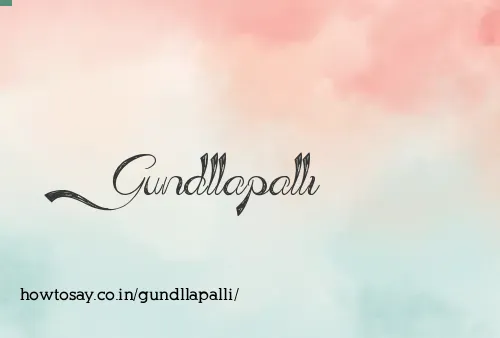 Gundllapalli