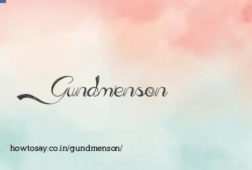 Gundmenson