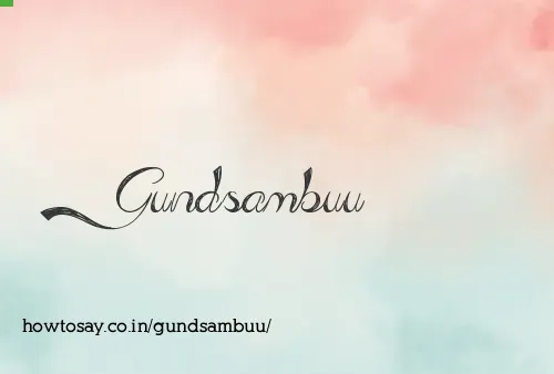 Gundsambuu