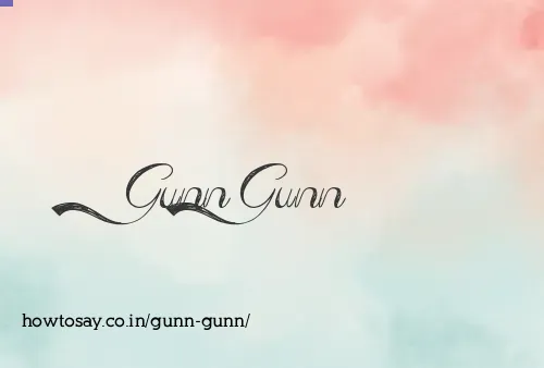 Gunn Gunn
