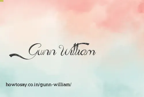 Gunn William