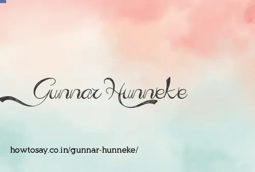 Gunnar Hunneke