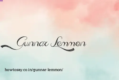 Gunnar Lemmon