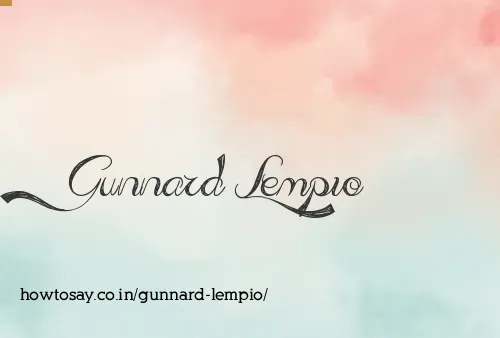 Gunnard Lempio