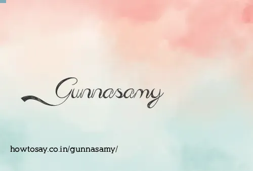 Gunnasamy