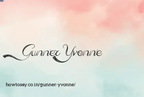 Gunner Yvonne