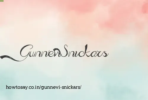 Gunnevi Snickars