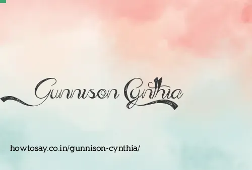 Gunnison Cynthia
