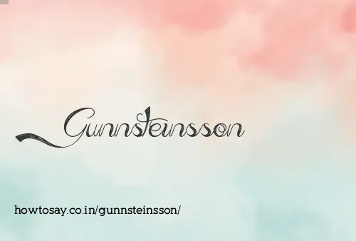 Gunnsteinsson