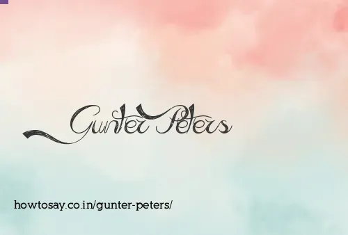 Gunter Peters