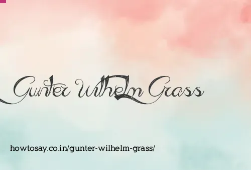 Gunter Wilhelm Grass