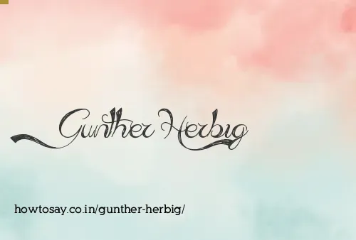Gunther Herbig