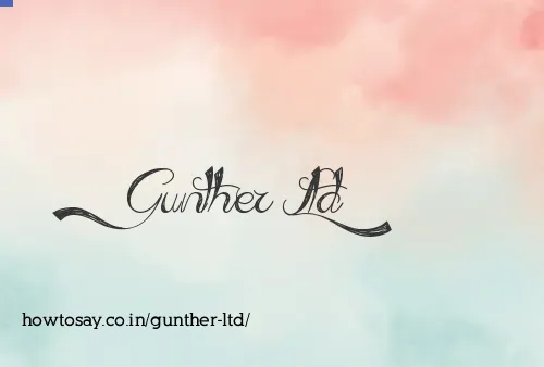 Gunther Ltd