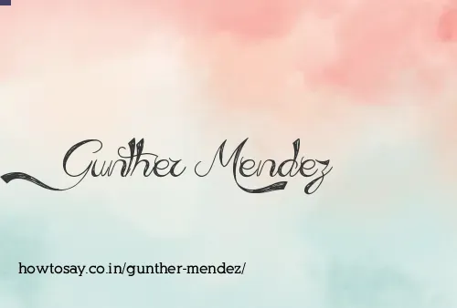 Gunther Mendez