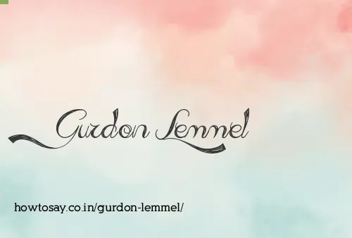Gurdon Lemmel