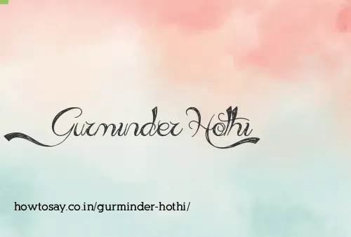 Gurminder Hothi