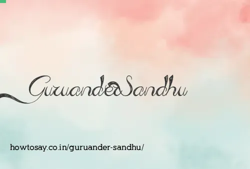 Guruander Sandhu