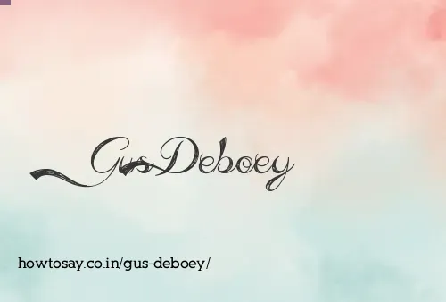 Gus Deboey