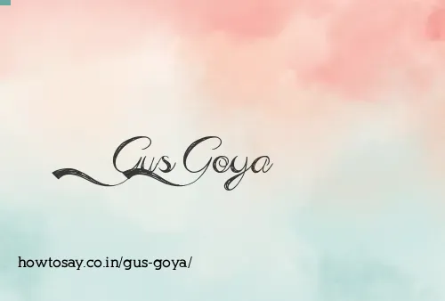 Gus Goya