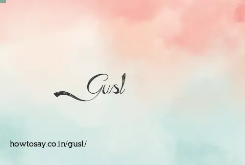 Gusl