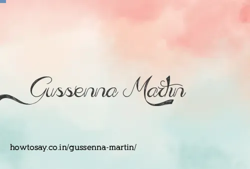 Gussenna Martin