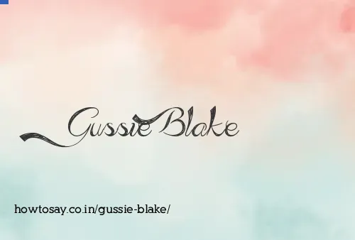 Gussie Blake