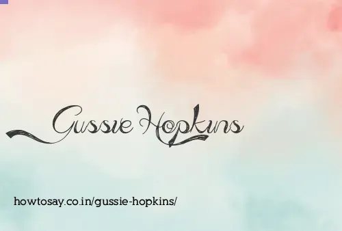 Gussie Hopkins