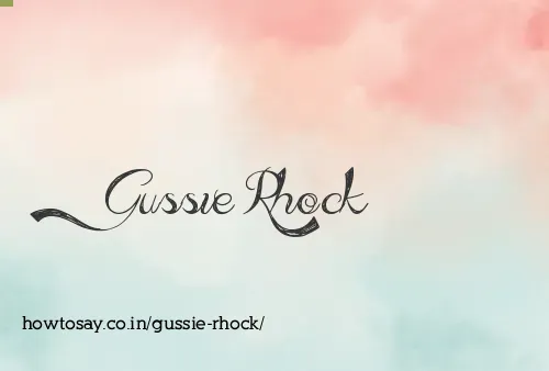 Gussie Rhock