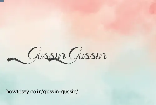 Gussin Gussin