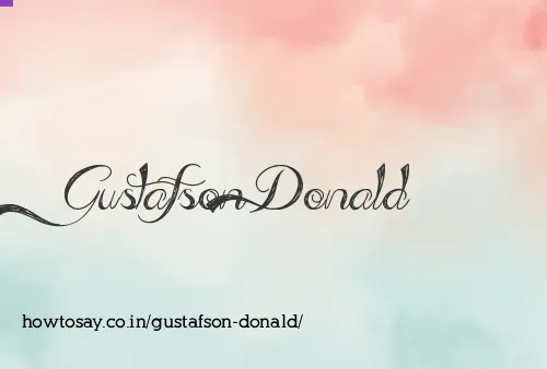 Gustafson Donald
