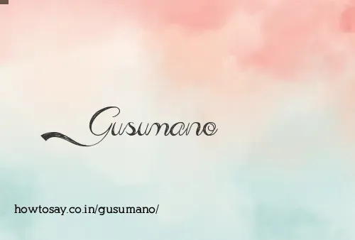 Gusumano