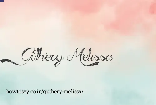 Guthery Melissa