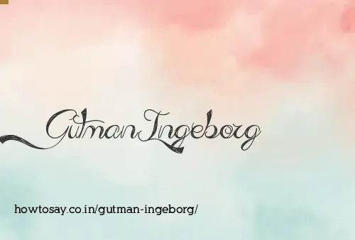 Gutman Ingeborg