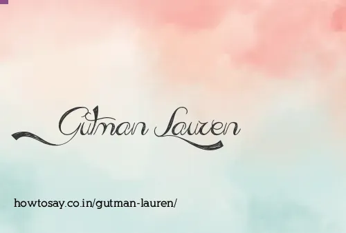 Gutman Lauren