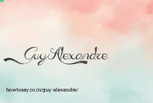Guy Alexandre
