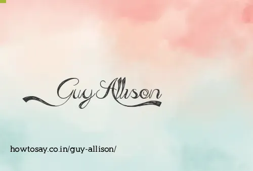 Guy Allison